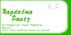 magdolna pautz business card